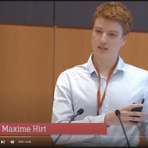 Maxime Hirt journée INRS